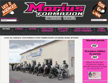 Tablet Screenshot of marius-formation.com